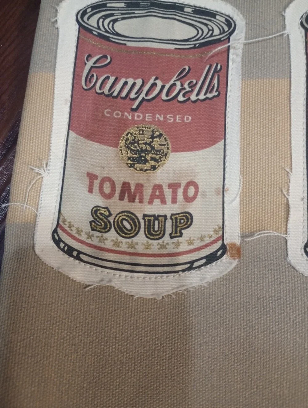 Andy Warhol Campbell's Soup Tote With Coin Purse And Rejection Letter